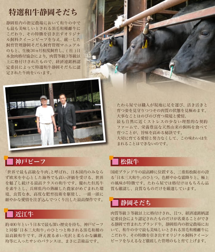 特選和牛静岡そだち